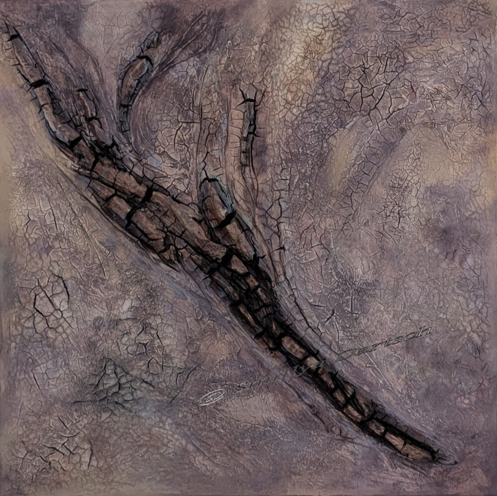 Cracks – Ein Acrylbild über Brüche